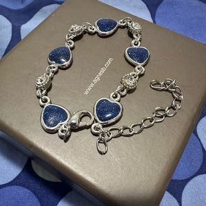 New Silver and blue hearts bracelet 💙💙
